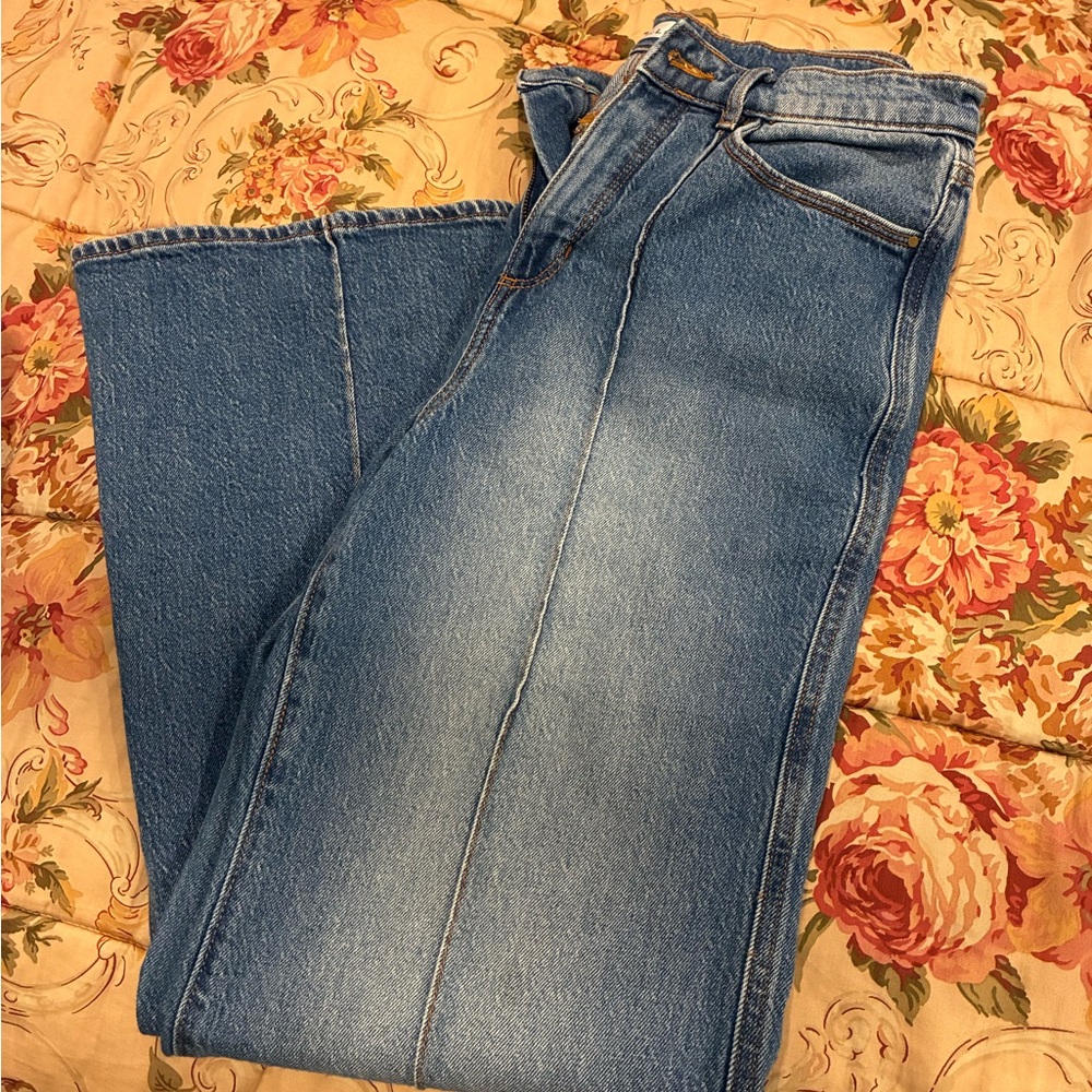 LOFT Blue Flare & Wide Leg Jeans